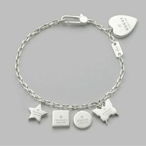 Gucci Trademark 925 ST charm Bracelet